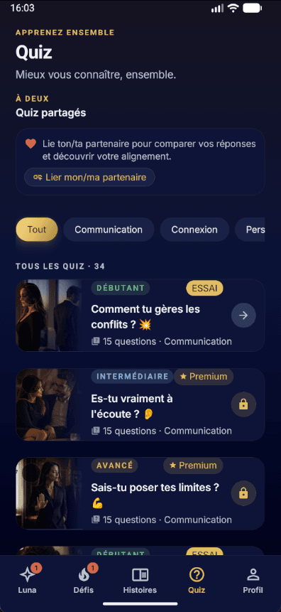 Los quizzes de pareja, para redescubriros.
